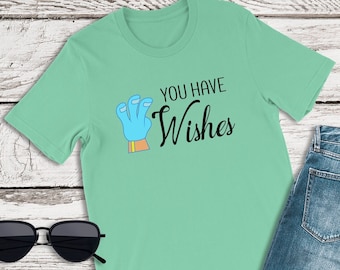 Aladdin-tröjor, Du har 3 önskningar-tröjor, Anden-tröjor, Disney Aladdin-anden, Disneyland-tröjor, Disney World-tröjor, Magic Kingdom-tröjor