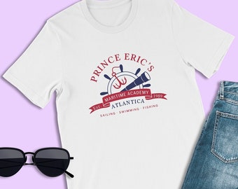 Little Mermaid Shirt, Prince Eric's Maritime Academy, Disney Family Shirts, Disney Cruise Line Shirt, Disney Logo Shirt, Prince Eric Costume