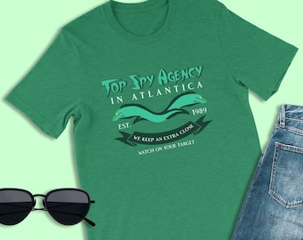 The Little Mermaid Shirt, Top Spy Agency in Atlantica, Flotsam and Jetsam, Disney Logo, Disney Villains Shirt, Disney Family Vacation Shirts