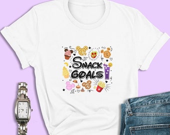 Snack Goals Disney Shirt, Snackgoals, Womens Disney Shirt, Disney Food and Wine Shirts, Epcot Shirt, Disney Dole Whip Shirt, Mickey Pretzel