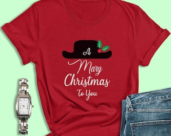 Mary Poppins Christmas Shirts, A Mary Christmas To You Shirt, Disneyland Shirts, Disney Family Shirts, Disney Christmas Shirts, Disney Shirt