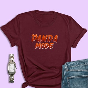 Camisas Turning Red, Camisa Panda Mode, Camisetas Meilin Lee, Trajes Red Panda, Pixar Animation 2022, Camisas Disney World Family, Viagem Disney