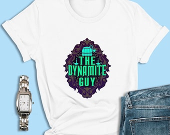 Camiseta de Dynamite Guy, camiseta de The Haunted Mansion, camiseta de fiesta de Halloween, camiseta de Disneyland New Orleans Square, camiseta de Magic Kingdom Liberty Square