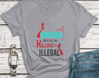 Camiseta de 101 Dálmatas, Camiseta de "Matar es ilegal", Camisetas de Cruella de Vil, Camiseta de Villano de Disney, Camiseta de Halloween de Disney, Camiseta del Reino Mágico