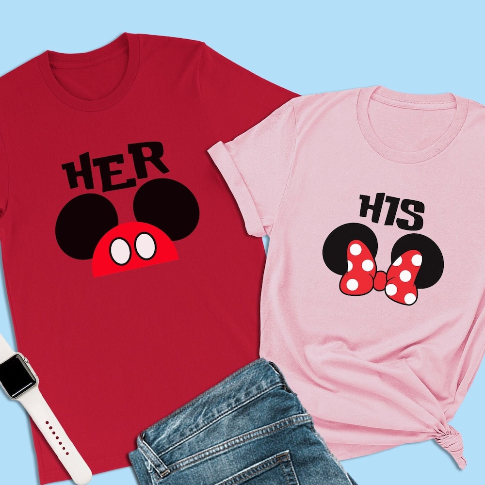 Mickey Mouse Shirts, Her Shirts, Disney Mickey Shirts, Mickey Ears Shirts, Disney Men Shirts, Disney Family Shirts, Disney Couple Shirts