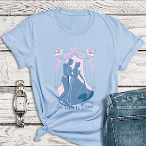 Cinderella and Prince Charming Shirt, So This is Love, Womens Disney Shirt, Magic Kingdom Shirt, Disney Princess Shirt, Disney Couple Shirt