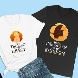 Lion king couple shirts hotsell
