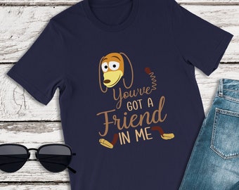 Chemise Toy Story, Vous avez un ami en moi, Chemise moulante pour chien, Chemises de la famille Disney, Déguisement Toy Story, Chemises Disney Best Freind Group
