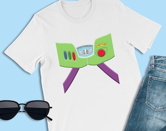 Lightyear Easy Costume Shirt, Buzz Doll T-Shirt, Space Ranger Toy Toons Cosplay, Characters Inspired Shirt, Event Tee, Birthday Party Outfit