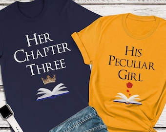 Beauty and the Beast Shirt, Her Chapter Three Shirts, Belle and Beast Shirts, Disney Couple Shirt, Family Disney Shirts, Disney World Shirts