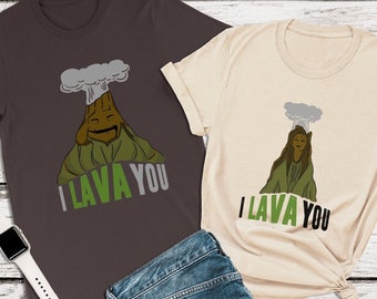 Lava Film, I Lava You Shirt, Uku Shirt, Disney Couple Shirt, Disney Family Shirts, Disney Cruise Shirts, Disney Gifts, Uku and Lele, Volcano