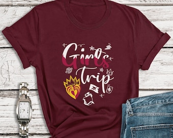 Disney Villain Shirt, Girls Trip, Evie Shirt, Descendants Birthday Shirt, Bachelorette Party Shirt, Epcot Shirt, Evie Descendants Costume