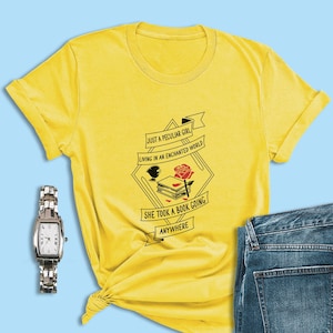 Beauty and the Beast Shirt, Just a Peculiar Girl, Disney Princess Belle Shirt, Book Lover Gift, Belle Cosplay Costume, Disney World Shirts