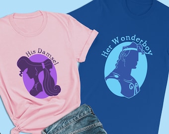 Hercules Shirt, His Damsel, Magic Kingdom Shirt, Disney Couple Tshirts, Disney Family Shirts, Disney World, Disneyland, Womens Disney Shirt