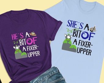 Camiseta de Frozen de Disney, Necesita algunas reparaciones, Cosplay de la princesa Ana, Camiseta de Trolls, Camisetas de pareja de Disney, Regalos de compromiso, Camiseta de boda