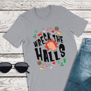 Wreck-it Ralph Shirt, Wreck the Halls, Disney Christmas Vacation Shirt, Mens Disney Shirt, Disney World Shirt, Disneyland Shirt, Party Shirt