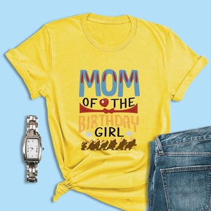 Disney Snow White Shirt, Mom of the Birthday Girl, Mom and Daughter Shirts, Disney Seven Dwarfs Costume, Disney Family Shirts, Gift for Mom