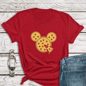 Camisetas de Mickey Mouse, camisetas de Mickey Pizza, camisetas de comida y vino de Disney, camisetas de Epcot, orejas de Minnie, camisetas de Disney World, camisetas de Disneyland