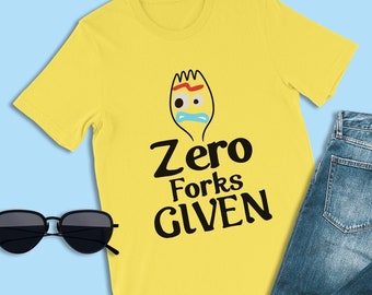 Toy Story Disney Shirts, Zero Forks Given, Forky Shirt, Toy Story Land Shirt, Toy Story Birthday Shirt, Disney World Shirt, Disneyland Shirt