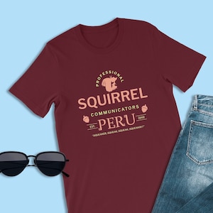 The Emperor&#39;s New Groove Shirt, Professional Squirrel Communicators, Bucky the Squirrel, Disney World Family Shirts, Occupation Logo Costume
