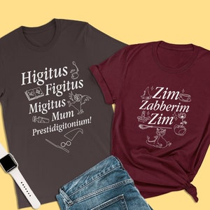 Merlin Wizard Shirts, Higitus Figitus Shirt, The Sword in the Stone Shirt, Disney Halloween T-Shirt, Magic Kingdom Tee, Madam Mim Matching