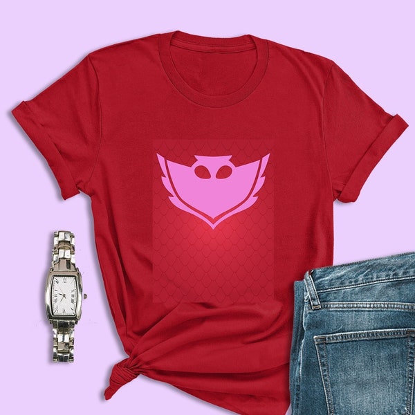 PJ Masks Power Heroes Shirt, Owlette Easy Costume Tshirt, Member of the PJ Masks, Disneyland Tee, Disney World Shirt, PJ Masks Birthday Tees