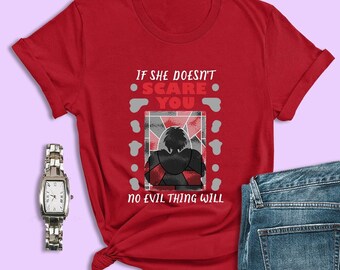 Disney 101 Dalmatiërs shirts, als ze je niet bang maakt, Cruella de Vil-kostuum, Halloween-shirt, shirt Disney Villains, shirts duivelsvrouw, shirts duivelsvrouw