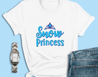 Frozen Birthday Shirt, Snow Princess, Anna Shirt, Disney Couple Tshirts, Magic Kingdom Shirt, Disney Women Shirt, Disney Christmas Shirt