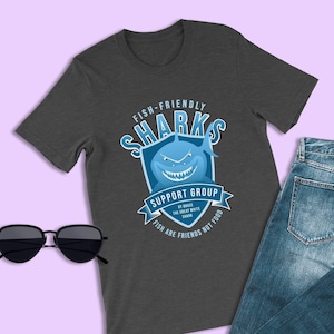 Finding Nemo Shirts, Fish-Friendly Sharks Support Group, Bruce Shirt, Occupation Logo Tee, Disney Cruise Family Shirt, Animal Kingdom Outfit