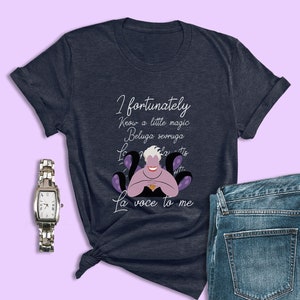 Little Mermaid Shirts, ich weiß zum Glück ein wenig Magie Shirts, Ursula Shirts, Disney Bösewicht Shirts, Magic Kingdom Shirts, Disney Cruise