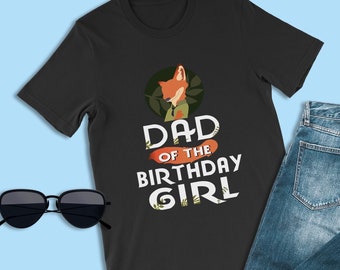 Camiseta con temática de cumpleaños de Zootopia, camiseta del papá de la cumpleañera, camiseta de Nick Wilde, camiseta familiar de Animal Kingdom, camiseta de fiesta de cumpleaños de niñas