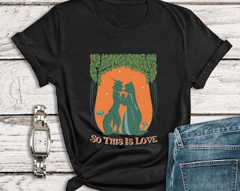 Robin Hood Shirt, So This is Love, Marian Shirt, Womens Disney Shirt, Disney Family Shirts, Disney Shirt Wedding Day, Disney Couple Shirt