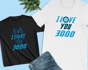 Avengers Youth Shirt, Dad, I Love You 3000 Youth Shirt, Morgan Stark Youth Shirt, Dad I Love You Three Thousand, Gifts for Daughter from Dad