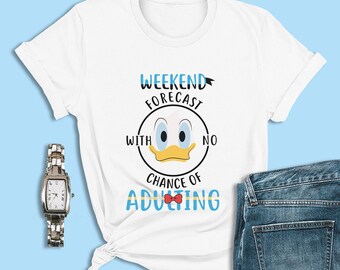 Disney Shirts, Wochenende Vorschau Shirts, Donald Duck Shirt, Disney Trip Shirts, Disneyland Shirt, Animal Kingdom Shirt, Disney World Shirts