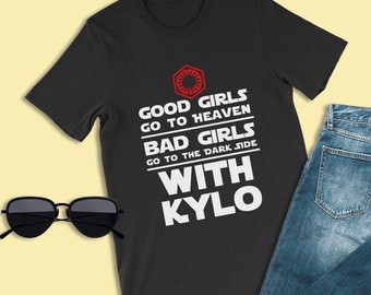 Star Wars Shirts, Dark Side With Kylo Shirt, Galaxy's Edge, Star Wars Disney Shirt, The First Order, Star Wars Kylo Ren, Star Wars Birthday
