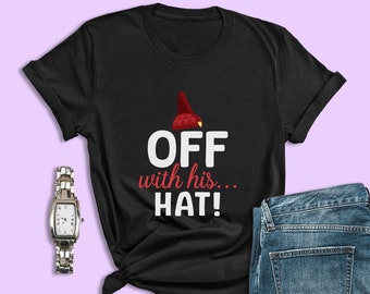 Shirt prinses Red of Hearts, Off With His Hat, T-shirt Nakomelingen 4, The Rise of Red Tee, outfit Disney-familie, shirt musical-fantasiefilm