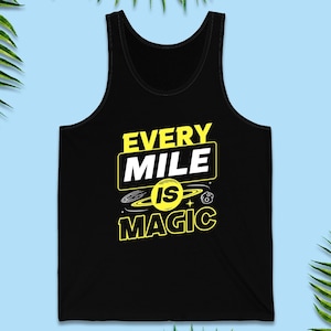 Every Mile Is Magic, Galaxy Adventure RunDisney Running Tank Top, Unisex Jersey Outfit, Disney-Inspired Race Apparel and Costume for Runners