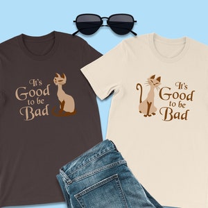 Lady And the Tramp Shirt, It&#39;s Good To Be Bad Shirt, Am Siamese Cat, Disney Couple Shirts, Disney Family Shirts, Siamese Cat, The Aristocats