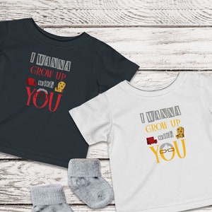 Disney Up Baby Shirt, I Wanna Grow Up With You, Carl Kid Shirt, Disney Couples Shirts, Disney Family Shirts, Up Pixar, Carl and Ellie Shirts