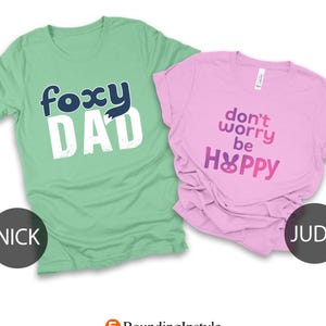 Zootopia 2 Shirt, Foxy Dad Shirt, Keine Sorge, Nick Wilde Kostüm, Judy Hopps Cosplay, Animal Kingdom Outfit, Disneyland Familie