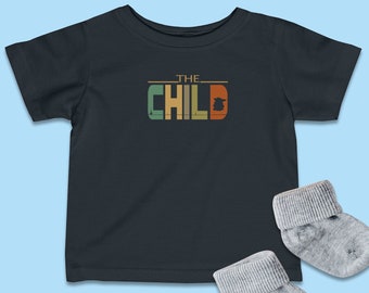 Camisetas de Star Wars, El Niño, Camiseta infantil de El Mandaloriano, Regalo para bebé de Disney, Camisetas de Disney Galaxy's Edge, Regalo de Star Wars, Camisetas familiares de Disney