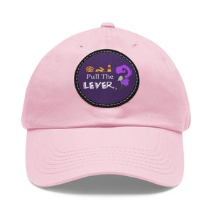 Pull The Lever Yzma Hats, Emperor&#39;s New Groove Trucker Caps, Leather Patch Baseball Gap, Disney Couple Accessory Gifts, Disney Villain Merch
