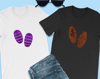 Koszulki Toy Story, Koszulka Buzz Footprint, Buzz Lightyear, Andy's Handwriting, Koszulki Disney Couples, Koszulki Disney Family, Woody and Buzz