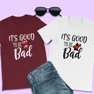 Die Schöne und das Biest, Es ist gut, schlecht zu sein, Gaston Shirt, Disney Bösewicht Shirt, Disney paar Shirts, Disney Familie Shirts, Disney Shirt für Herren