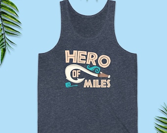 Moana Team Running Tank Top, Hero of Miles, Maui Tank Top, Disney World Half Marathon Weekend, Disneyland Tank Tops, runDisney Costume