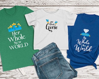 Aladdin Shirt, Her Whole New World Shirt, Agrabah Shirt, Disney Magic Kingdom, Disneyland Shirts, Disney Family Shirts, Disney Couple Shirts