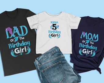 Sisu and The Last Dragon Shirt, Dad Mom of the Birthday Boy, Disney Family Matching Shirt, Party Squad, Custom Age, and Name Baby Clothes
