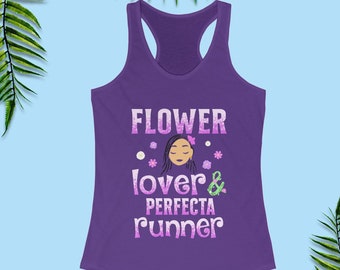 Encanto Running Tank Tops, Flower Lover & Perfecta Runner, Isabela Madrigal Run Costume, runDisney Outfit, Disney World Marathon Weekend