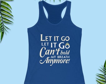 Frozen Tanktops, Let It Go Can’t Halten Mein Atem Mehr, Prinzessin Elsa Run Outfit, Disney World HalbMarathon
