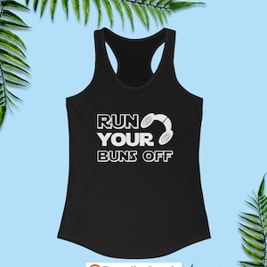 Star Wars Tank Top, Run Your Buns off Women Tank Top, Princess Leia Tank Top, Disney Tank Top for Women, Disney Running Tank Top, runDisney